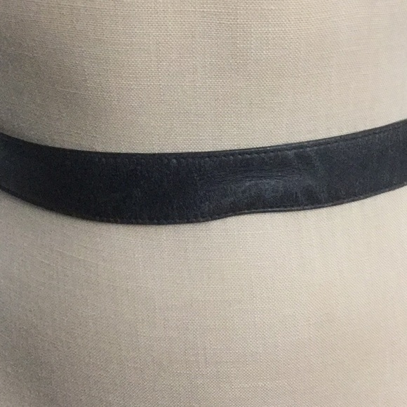 Vintage Authentic Gucci Leather Belt 28-31” Blue - Picture 11 of 12